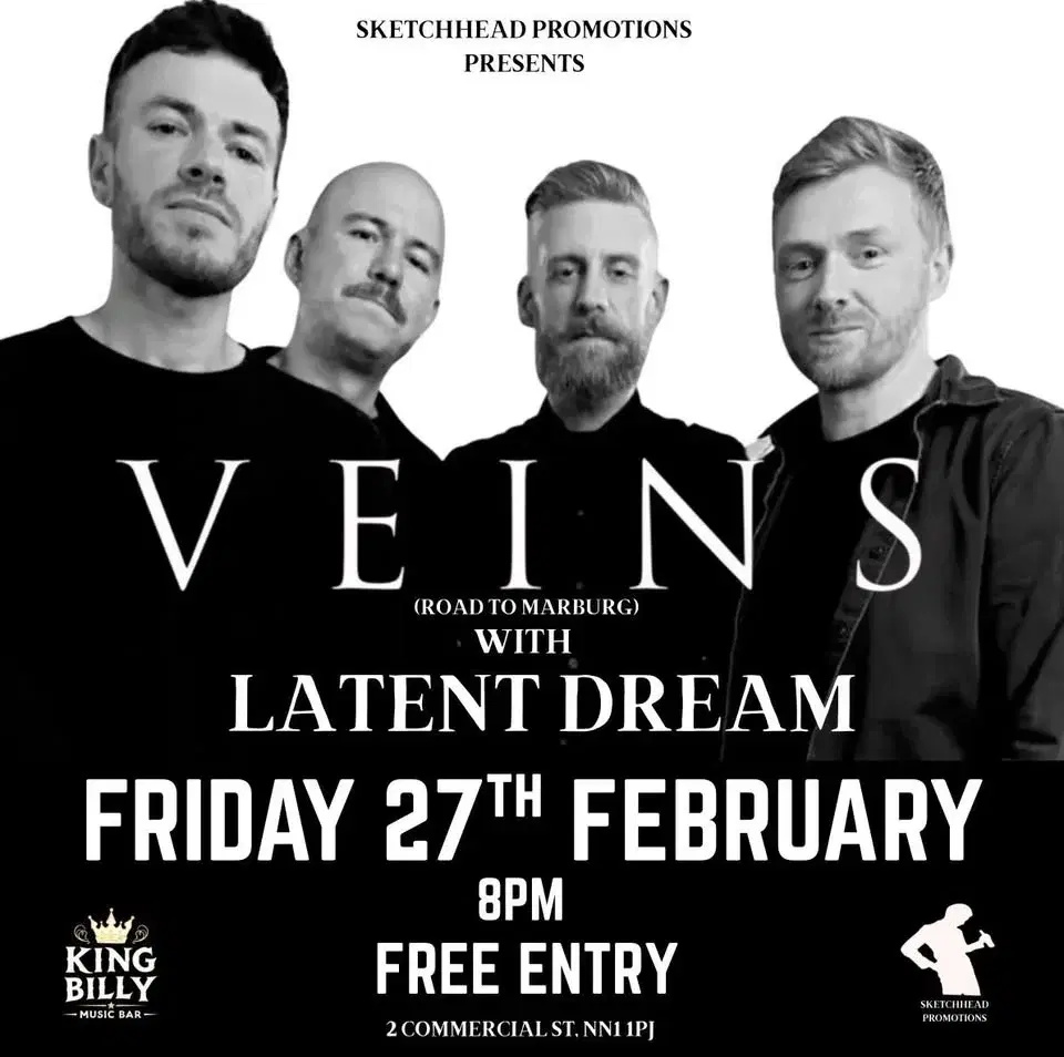 SKETCHHEAD presents … VEINS & LATENT DREAM