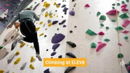 Climbing at ELEV8