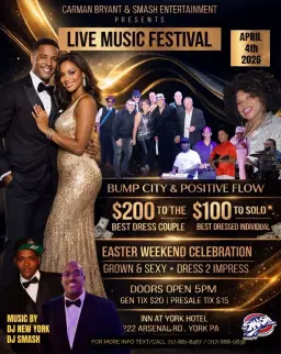 2026 Live Music Fest YORK,PA – Easter Weekend Celebration