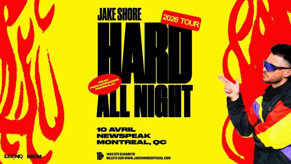 îLESONIQ présente : JAKE SHORE au Newspeak