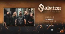 Sabaton: Legends on Tour - LIVE at The Armory