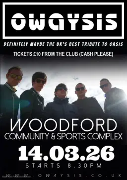 Owaysis live at Woodford Club