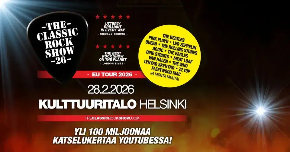 The Classic Rock Show, Kulttuuritalo, Helsinki 28.2.2026
