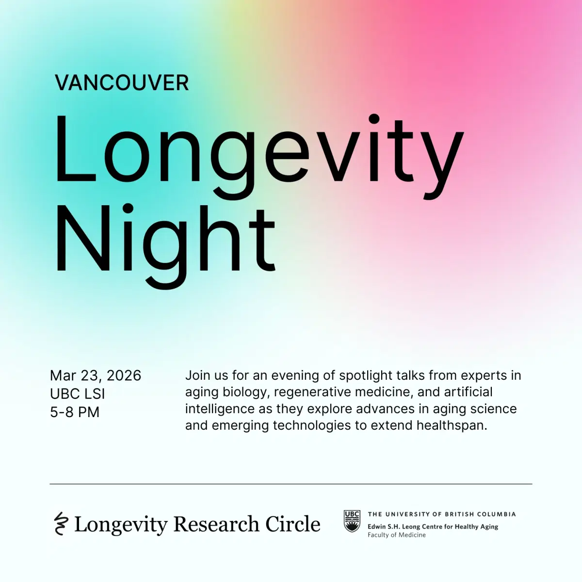 Vancouver Longevity Night