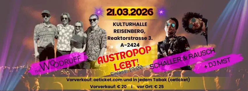 AUSTROPOP LEBT! ⭐ Reisenberg ⭐ 2026 ⭐