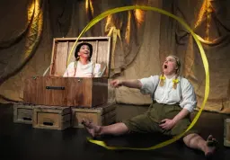 BULLAN Barnscen Skultuna, Skultuna bibliotek. Vågar jag? med Mittiprickteatern