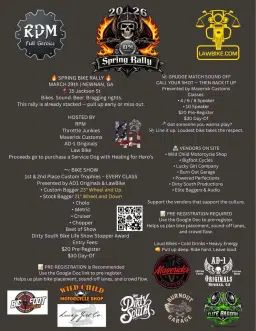 Throttle Junkies 2026 Spring Rally Kick Off