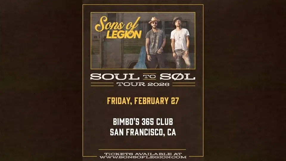 Sons of Legion at Bimbo's 365 Club