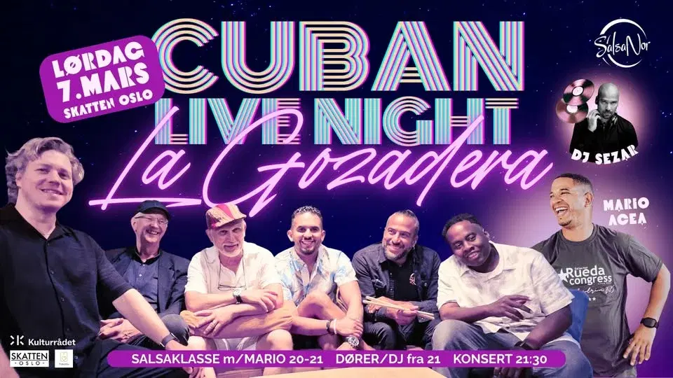 Cuban Live Night // La Gozadera DJ Sezar Mario Acea