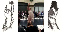 Danskroki i Konsthallen