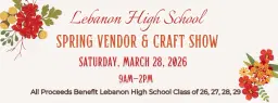 Lebanon High School Fall Craft + Vendor Show