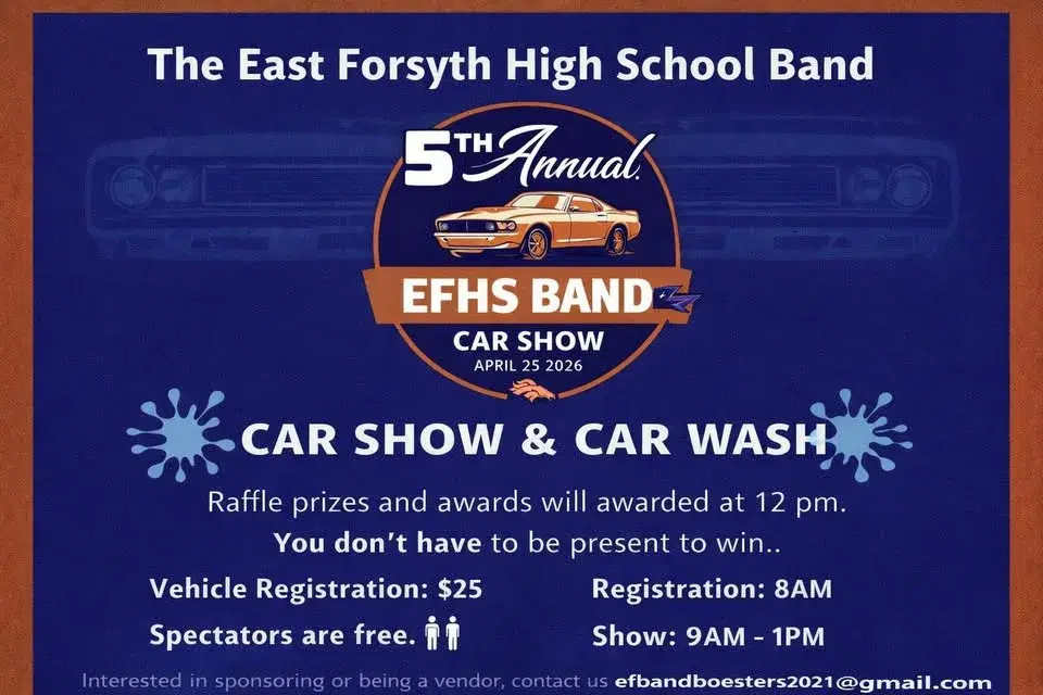 East Forsyth High Annual Car show
