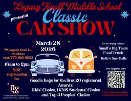 Legacy Knoll Middle School Car Show