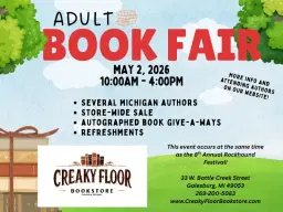 Adult Book Fair - Galesburg, Michigan