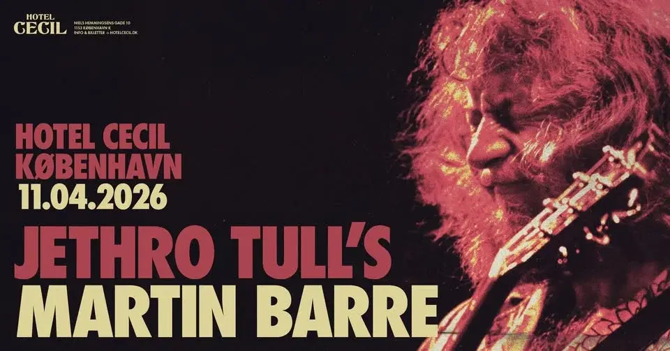 Jethro Tull's Martin Barre | Hotel Cecil, København