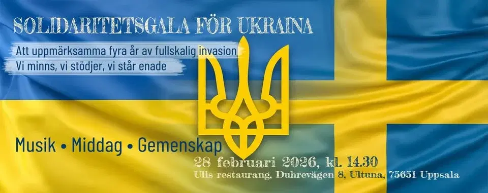 SOLIDARITETSGALA FÖR UKRAINA
