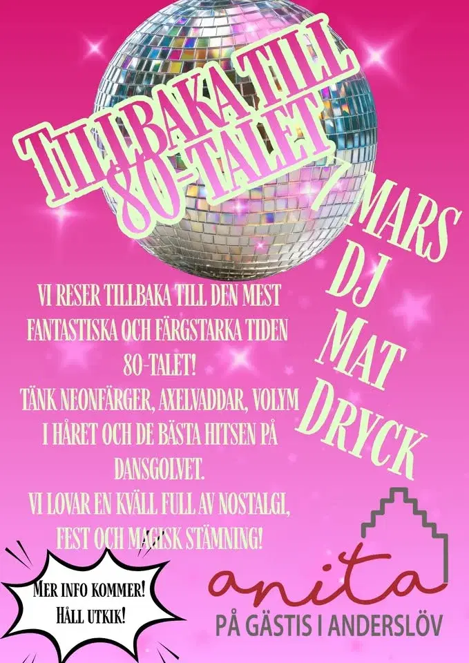 Tillbaka till 80-talet!