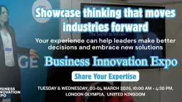 Business Innovation Expo 2026 | Become A Speaker At Premier B2B Show