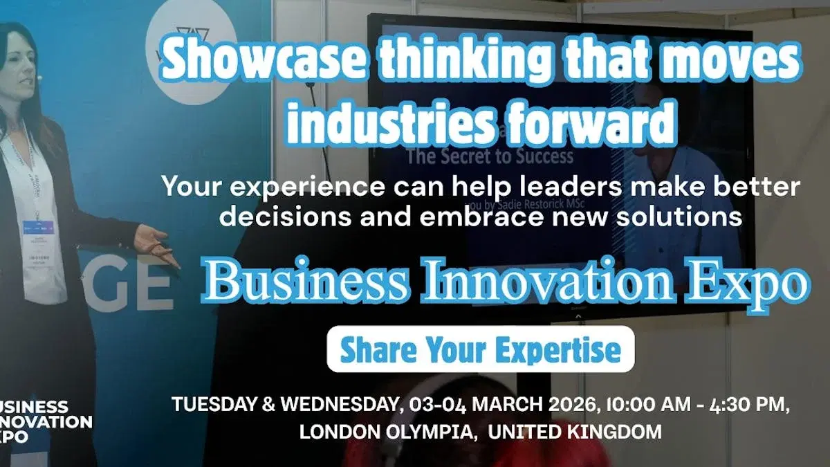 Business Innovation Expo 2026 | Become A Speaker At Premier B2B Show